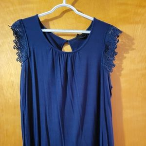 Flowey Navy Blouse